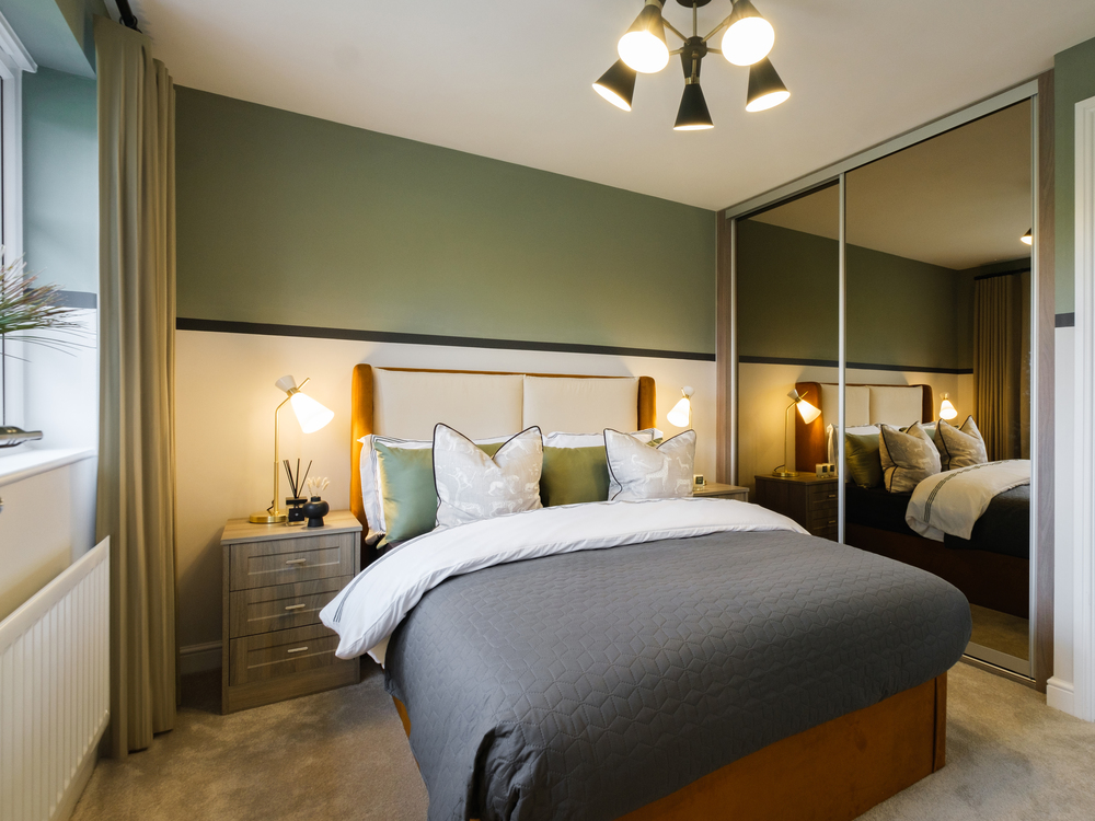 The third bedroom in The Oxford Lifestyle house