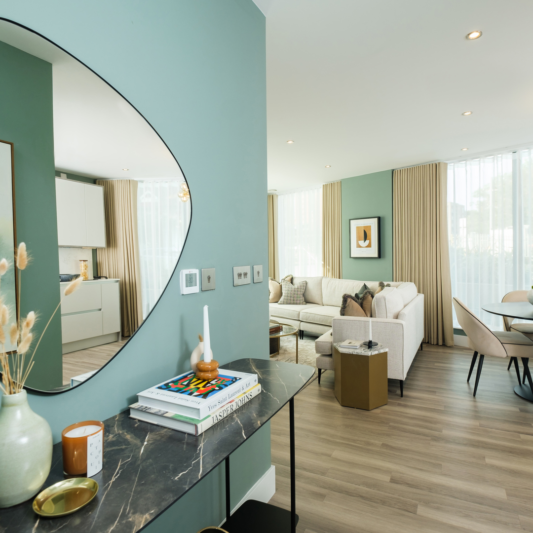 Open plan beautifully designed apartment