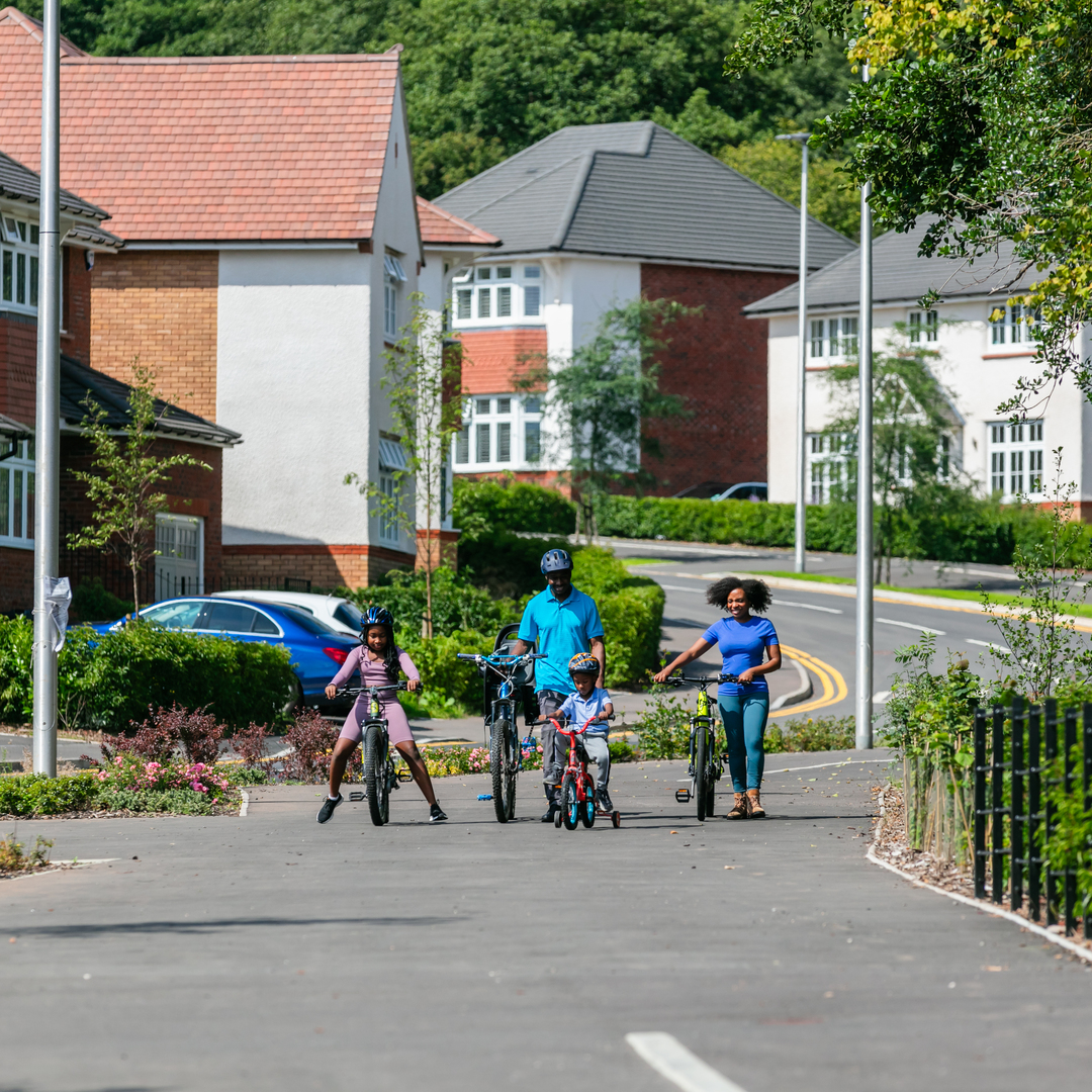 Family bike around The Churchlands