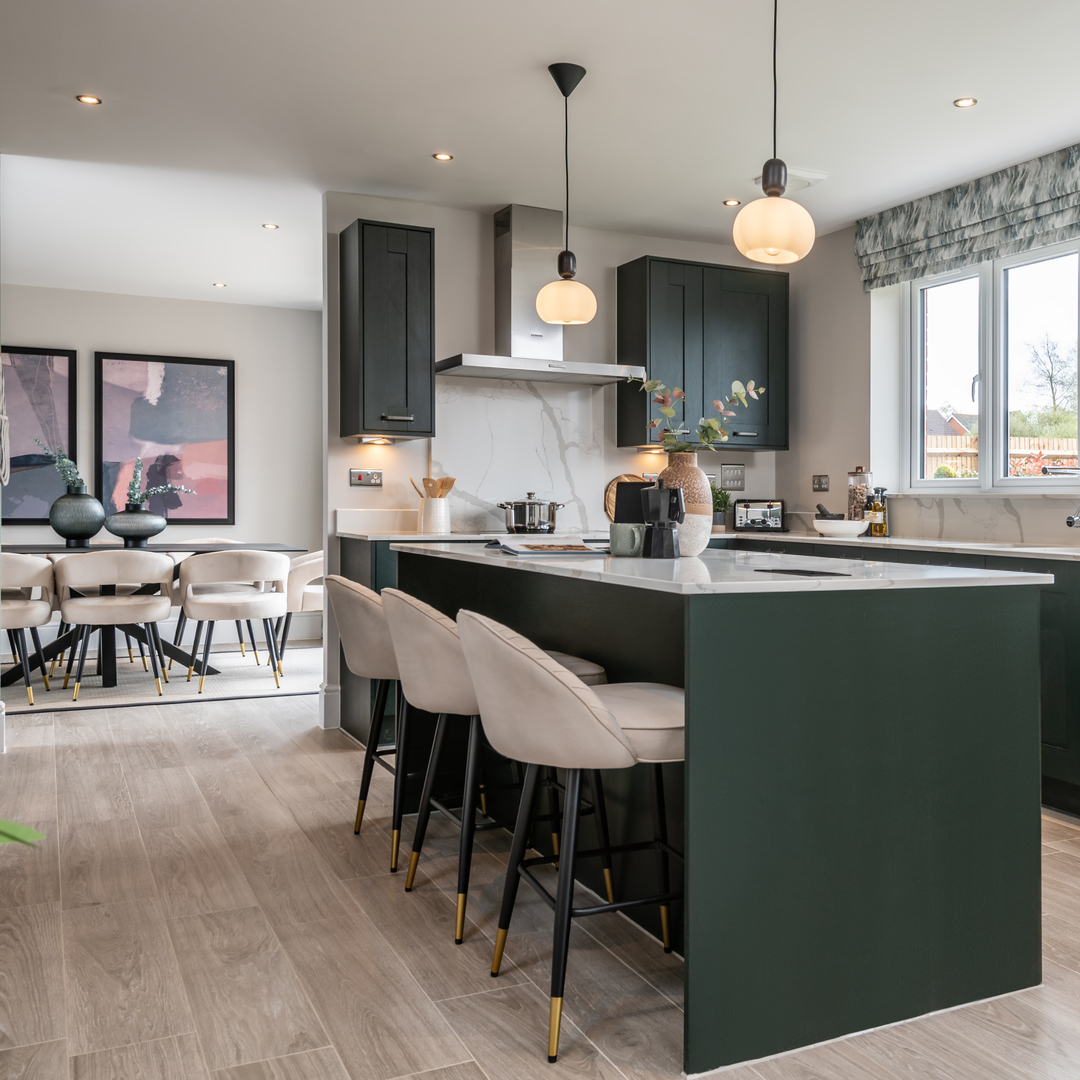 The Richmond open plan kitchen at Hamlet Park