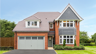 External view of a detached Redrow home