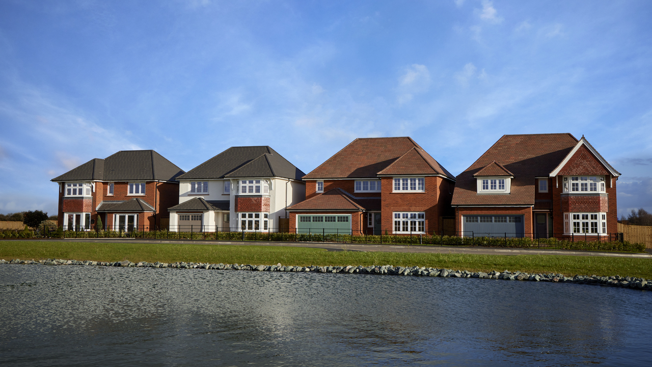 Heritage homes at Curborough Lakes