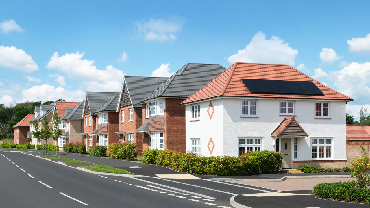 A selection of Heritage homes on a Redrow development