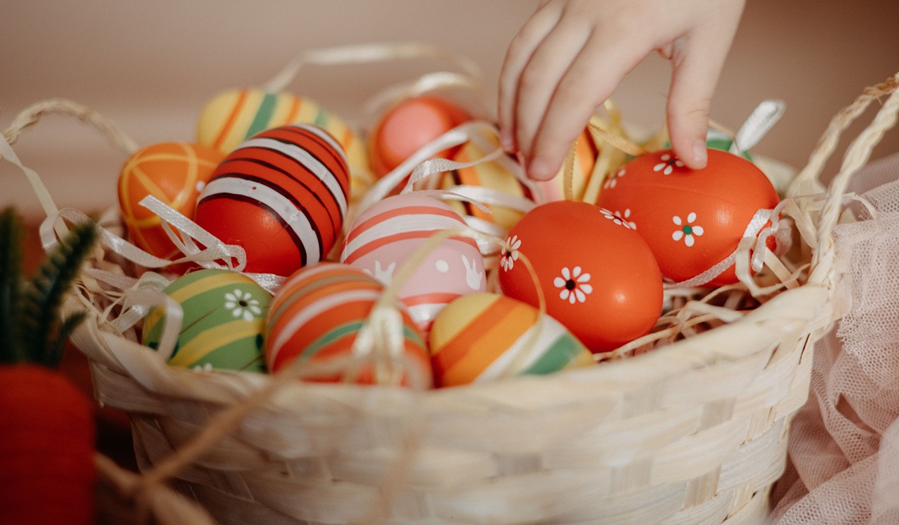 easter egg basket