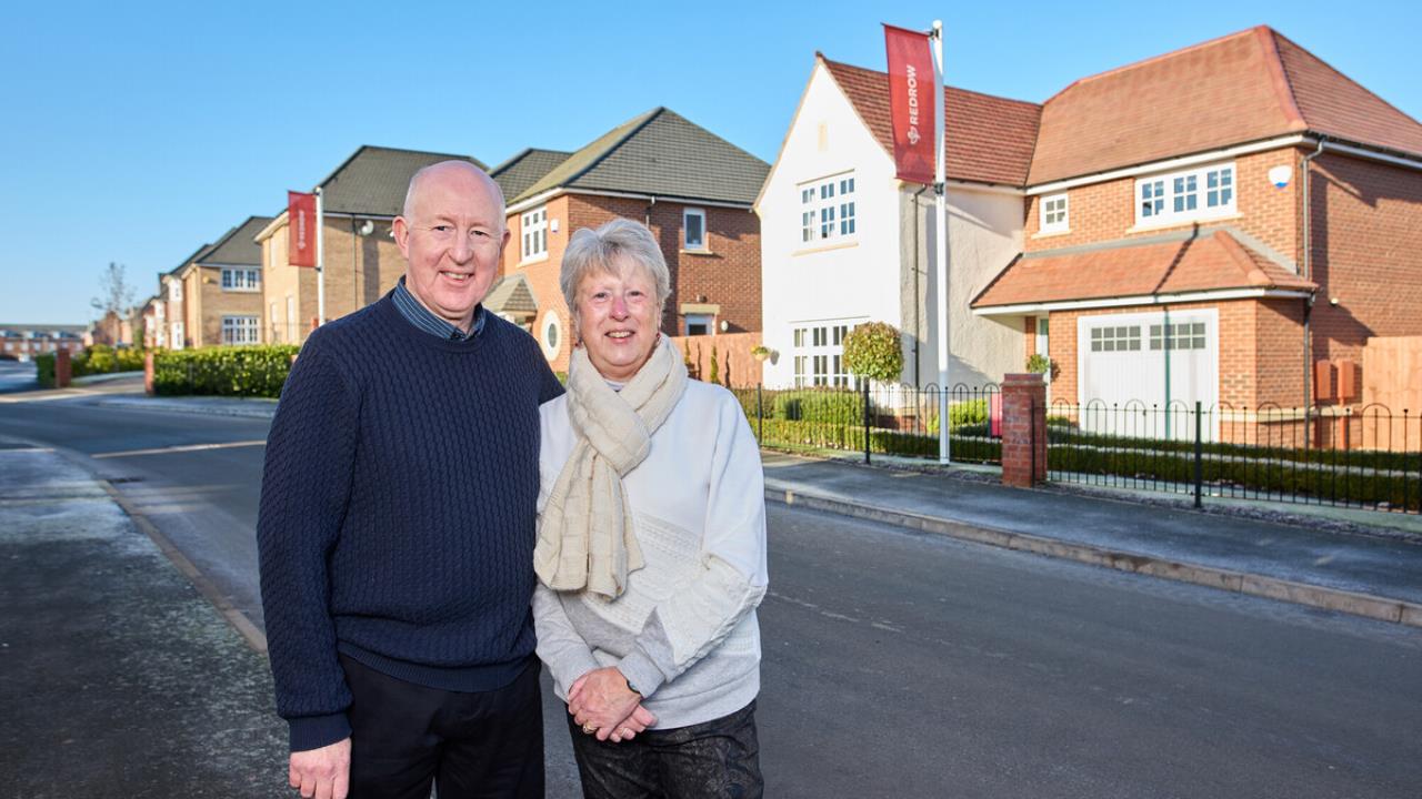 Robert and Janet Anderson outside The Shaftesbury