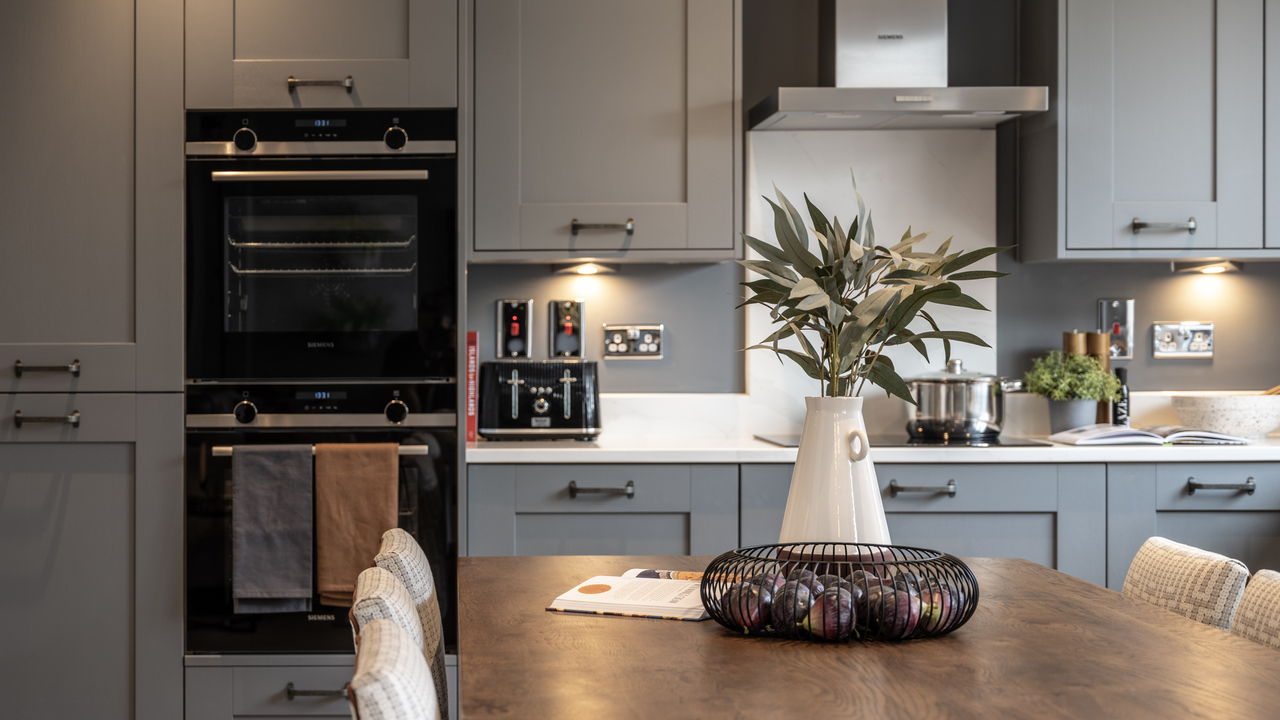 Stylish grey kitchen