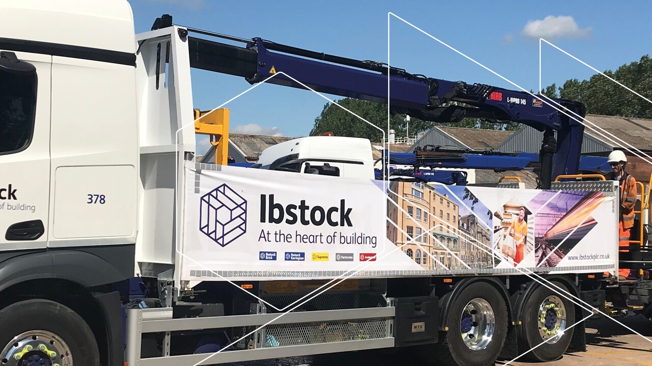 Truck moving IBSTOCK Bricks